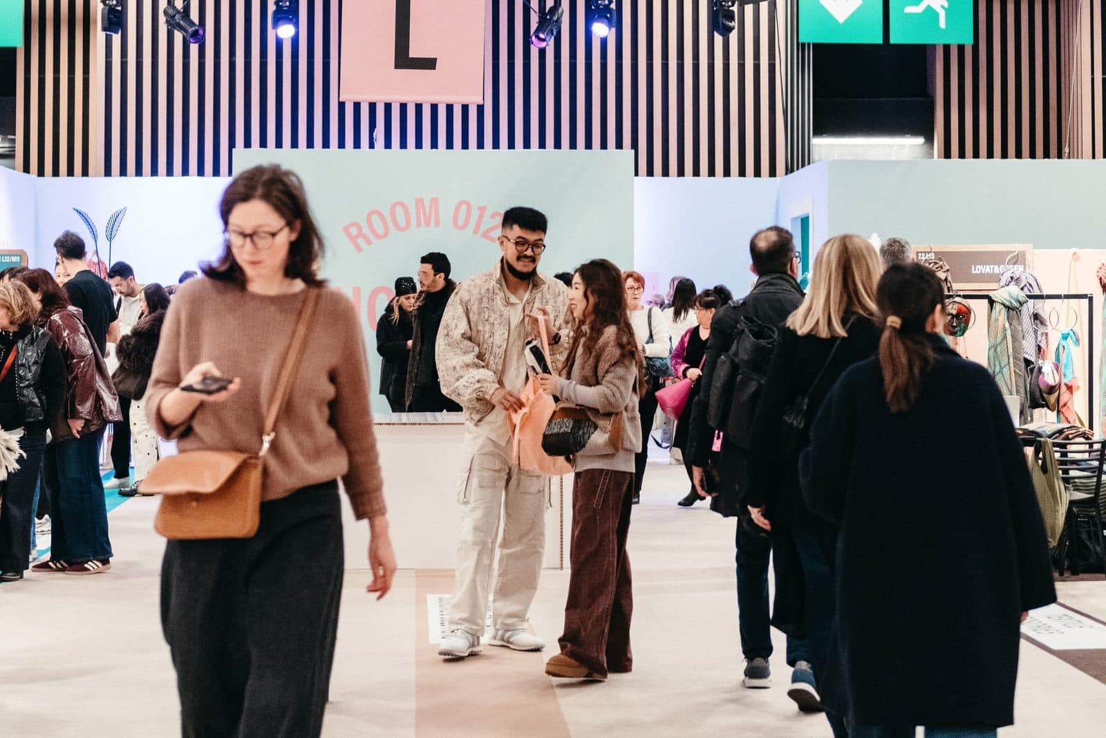 Buyers and brands on the show floor at Who's Next Paris
