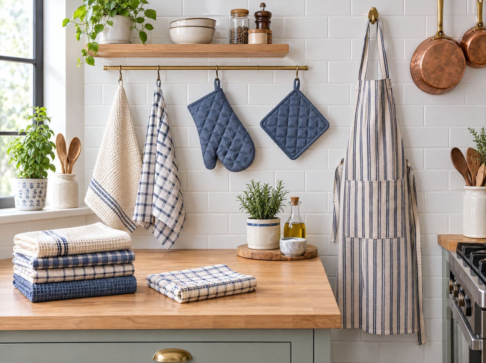 Kitchen textiles made in India