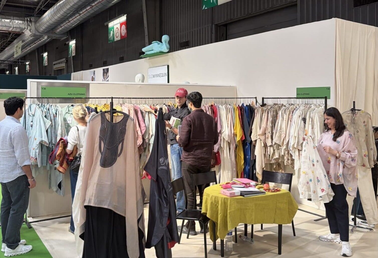 Azu Clothing stand at Who's Next Paris