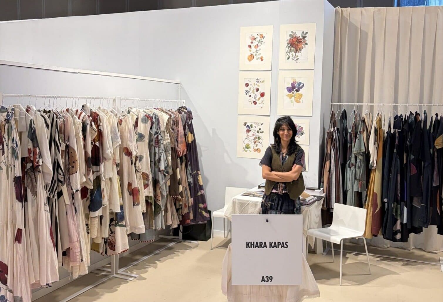 Khara Kapas stand at Who's Next Paris