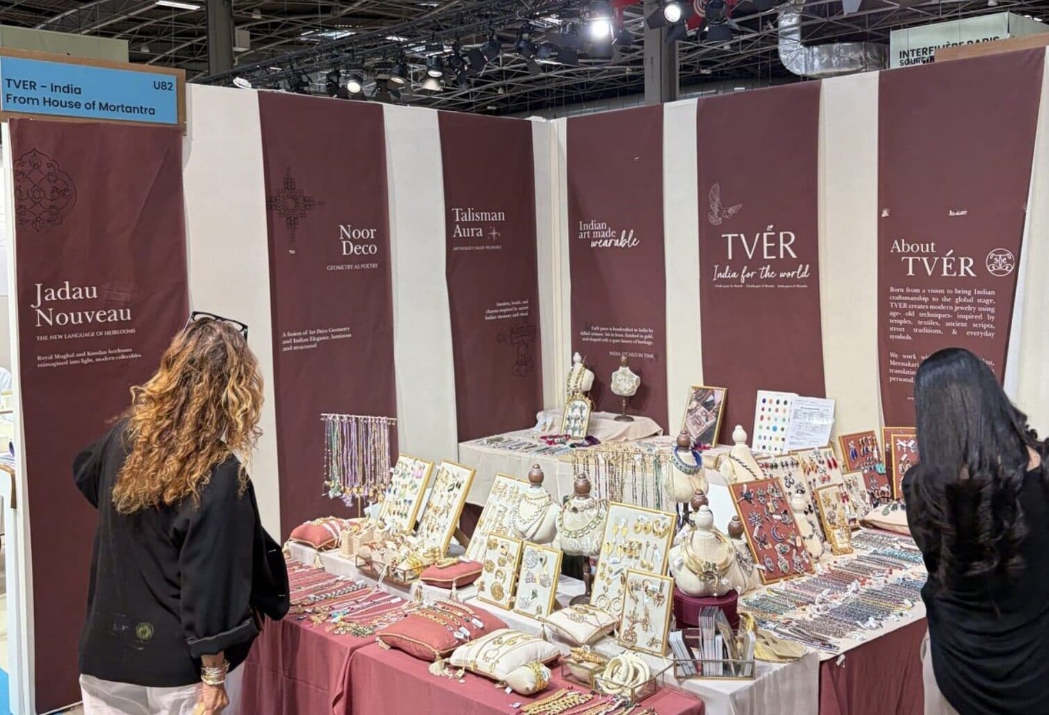 TVER by Mortantra stand at Who's Next Paris